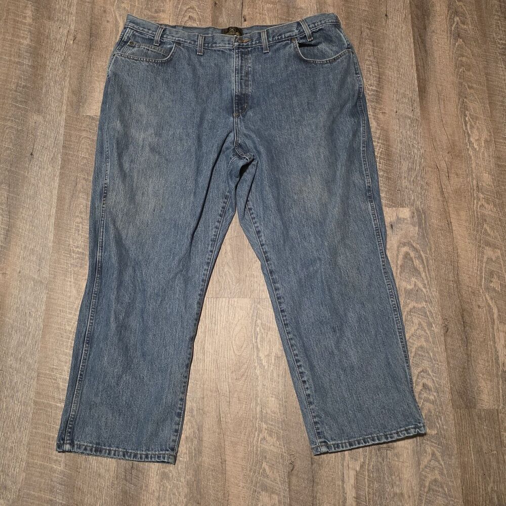 Redhead Men's Medium Wash Denim Jeans Straight Leg Size 46X30
